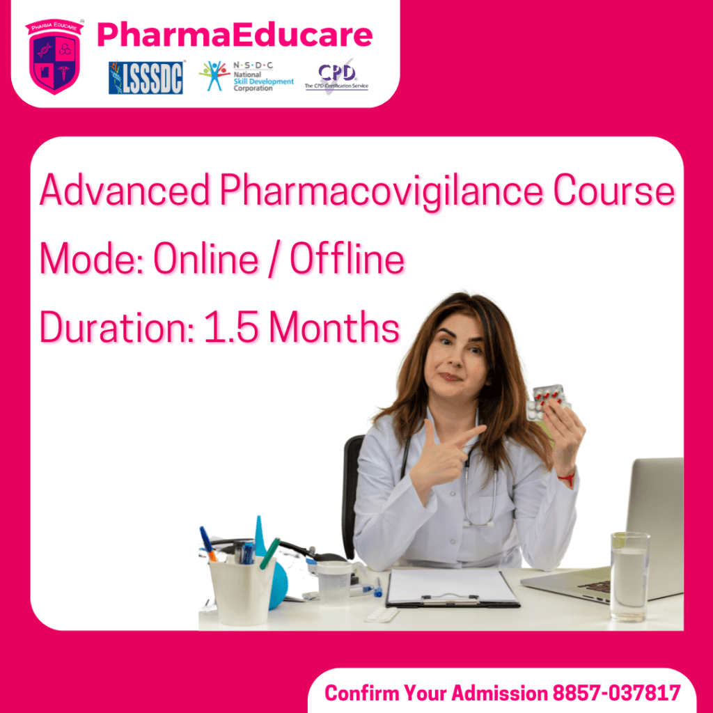 Pharmacovigilance Staff showing Medicine